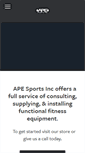 Mobile Screenshot of apesportsinc.com